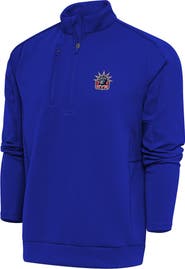 ANTIGUA Men's Antigua Royal New York Rangers Special Edition 2.0 Generation Quarter-Zip Pullover Top