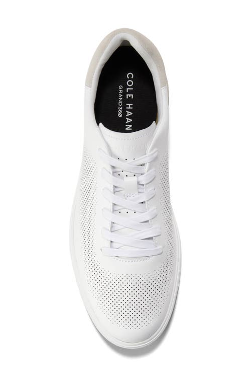 Cole Haan Grandpro Angleace Sneakers Optic White/silver Birch In White