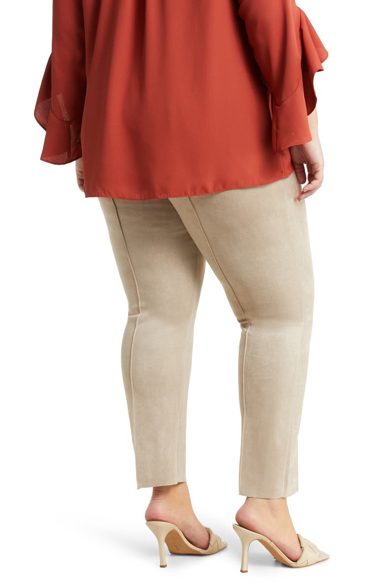 Vince Camuto Faux Suede Leggings, Alternate, color, 