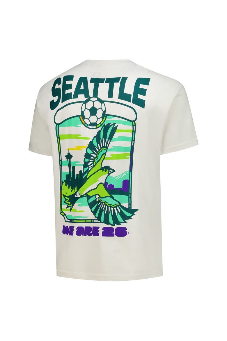Men's Outerstuff  Cream 2026 FIFA World Cup Seattle Host City Local Oversized T-Shirt, Alternate, color, Cream