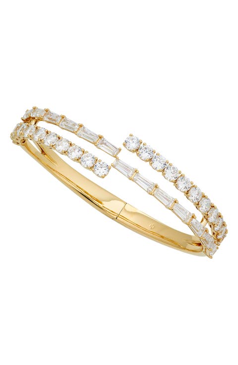 Cubic Zirconia Hinge Bracelet
