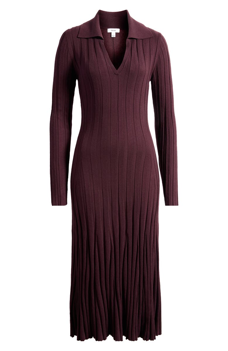 Reiss Winnie Rib Long Sleeve Sweater Dress, Main, color, 