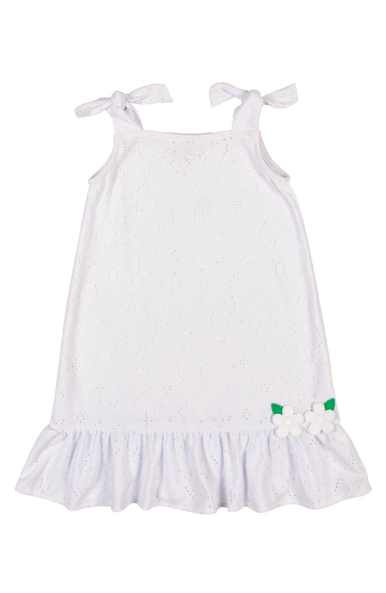 Florence Eiseman Knit Eyelet Coverup, Main, color, White