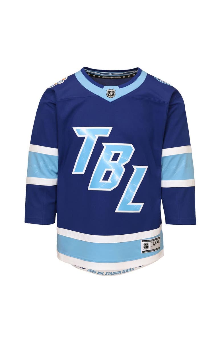 Outerstuff Youth Outerstuff  Blue Tampa Bay Lightning 2026 Stadium Series Premier Jersey, Alternate, color, Blue
