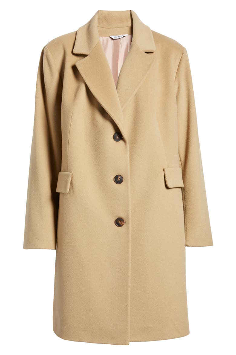 Charlie Wool Coat, Alternate, color, CAMEL