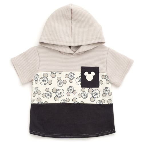 Disney Short Sleeve Hoodie & Shorts Set In Black