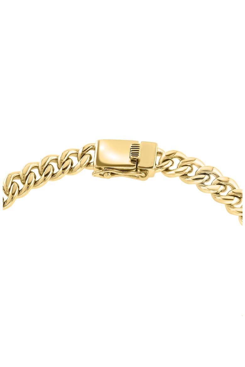 Pavé Black Spinel Curb Chain Bracelet, Alternate, color, BLACK