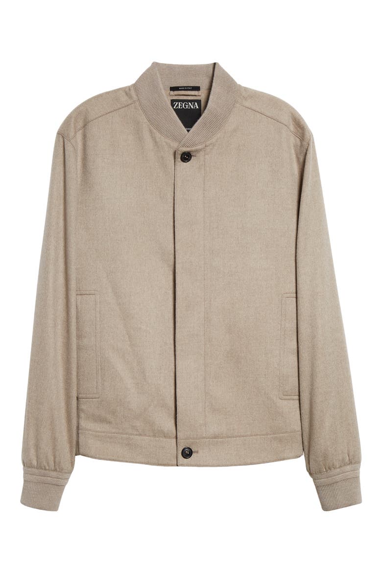 Oasi Cashmere Elements Bomber Jacket, Alternate, color, BEIGE