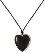 Jennifer Fisher Heart Pendant Cord Necklace