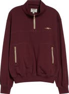 PHIPPS Bunkhouse Cotton Blend Quarter Zip Pullover