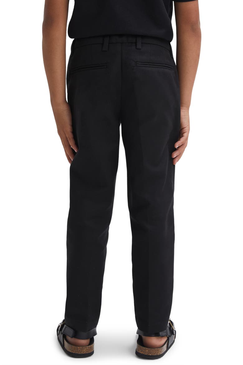 Kids' Eastbury Stretch Cotton Pants, Alternate, color, BLACK