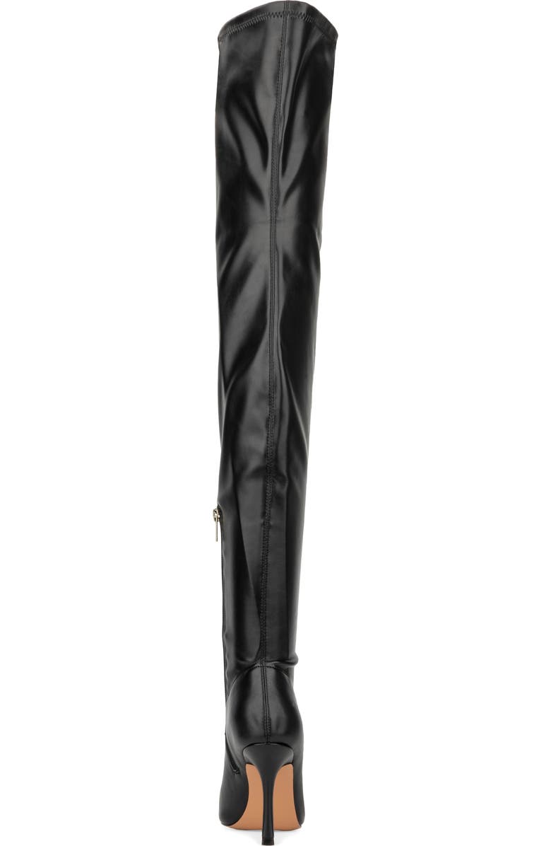 NEW YORK AND COMPANY Natalia Faux Leather Over the Knee Boot, Alternate, color, Black