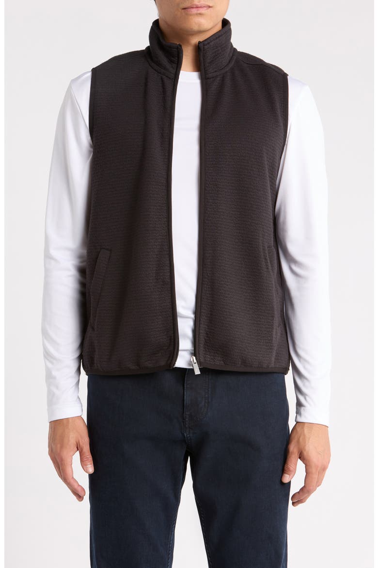 Jacquard Vest, Main, color, BLACK ONYX