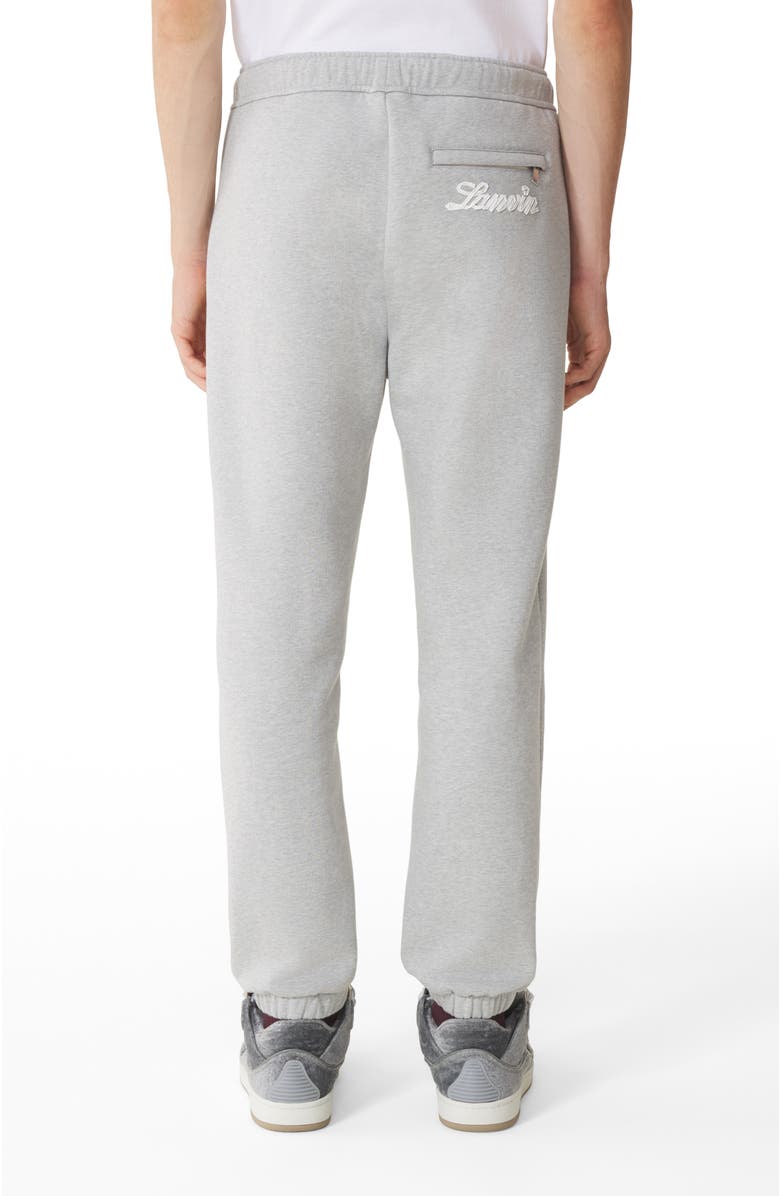 Lanvin Ribbon Jogging Pants, Alternate, color, Heather Grey