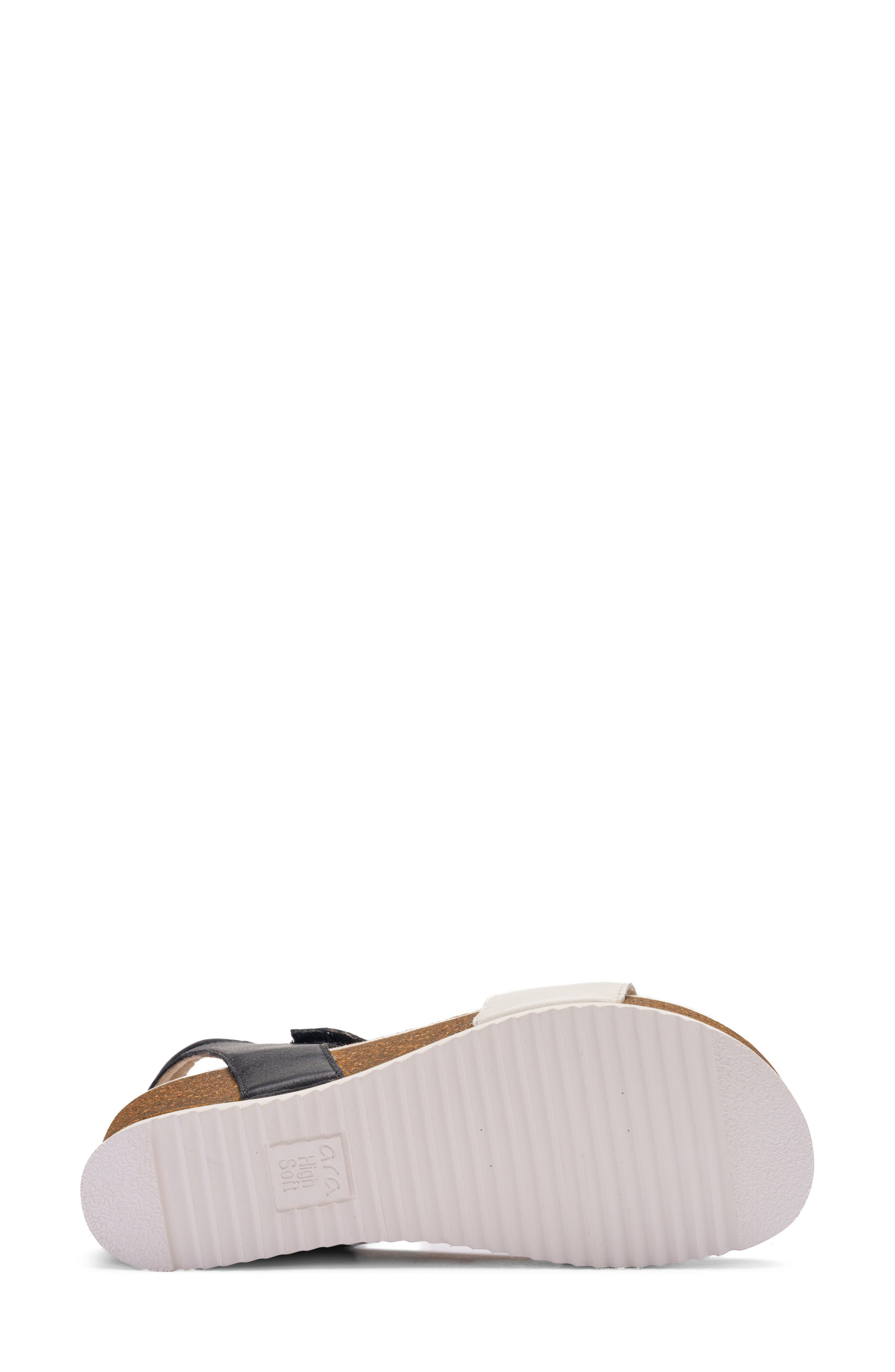 ara Nova Platform Wedge Sandal, Alternate, color, White