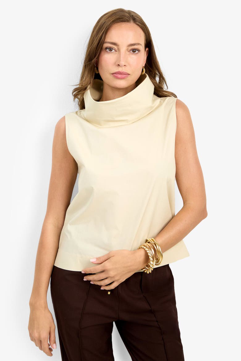 Castiglione Top, Alternate, color, Almond