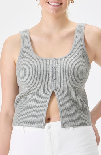 Florence By Mills Peek A Boo Tank In Gray