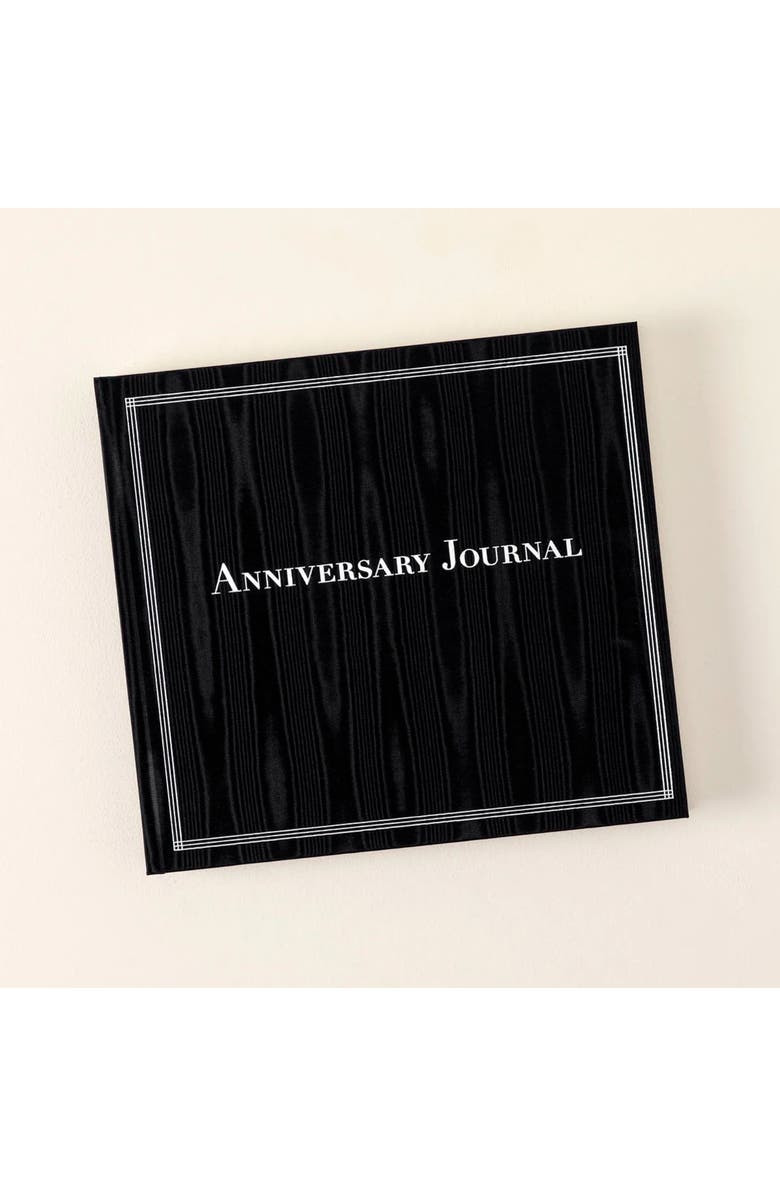 Uncommon Goods The Anniversary Journal by Stratton Binding Corp., Main, color, Black Silk Moire