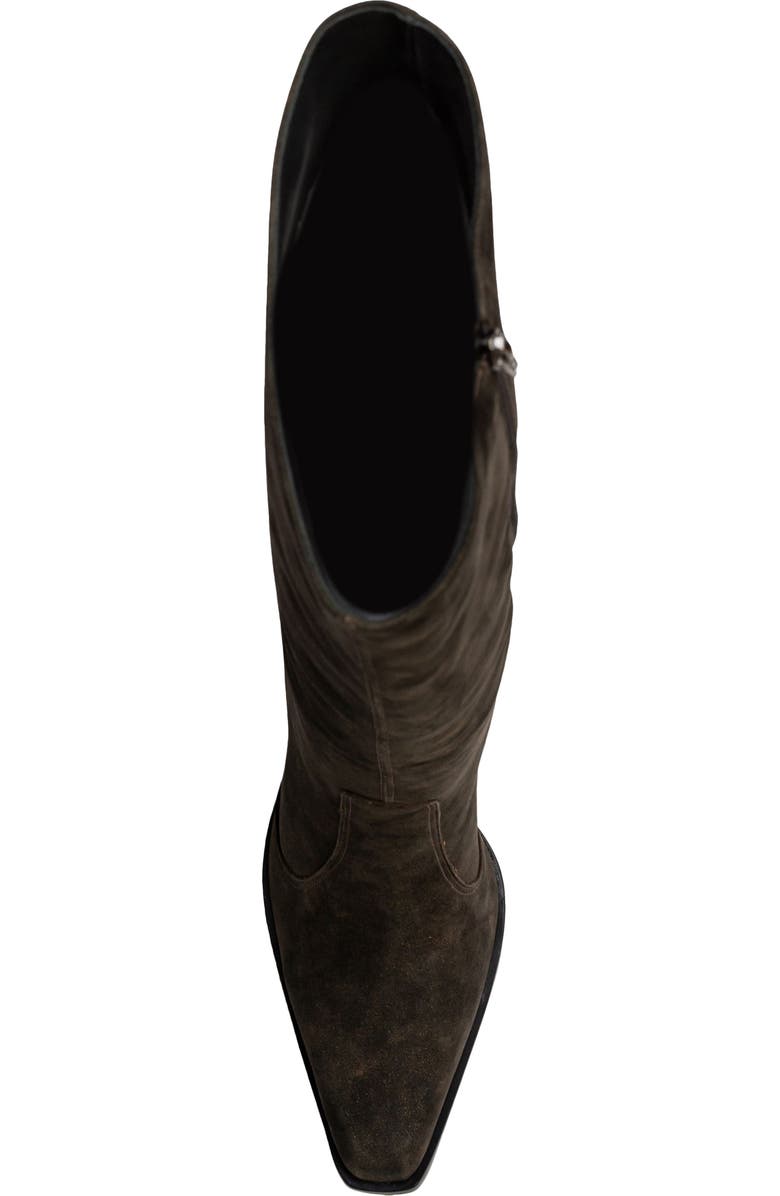BLACK SUEDE STUDIO Grand Tall Boot, Alternate, color, Dark Brown