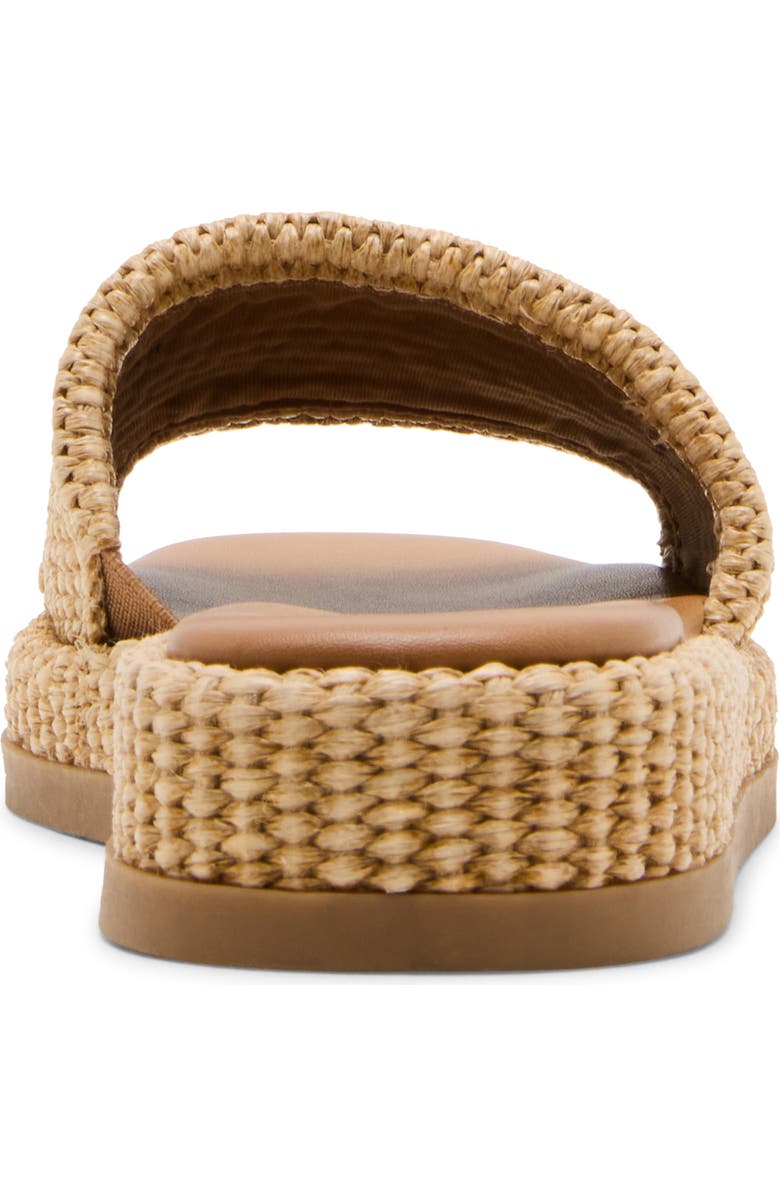 Steve Madden Boardwalk Slide Sandal, Alternate, color, Natural Raffia