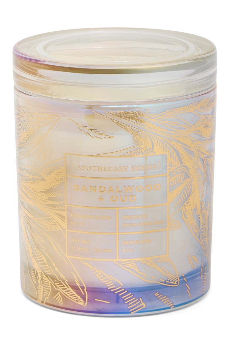 Apothecary Series Scented Candle, Main, color, SANDALWOOD N OUD