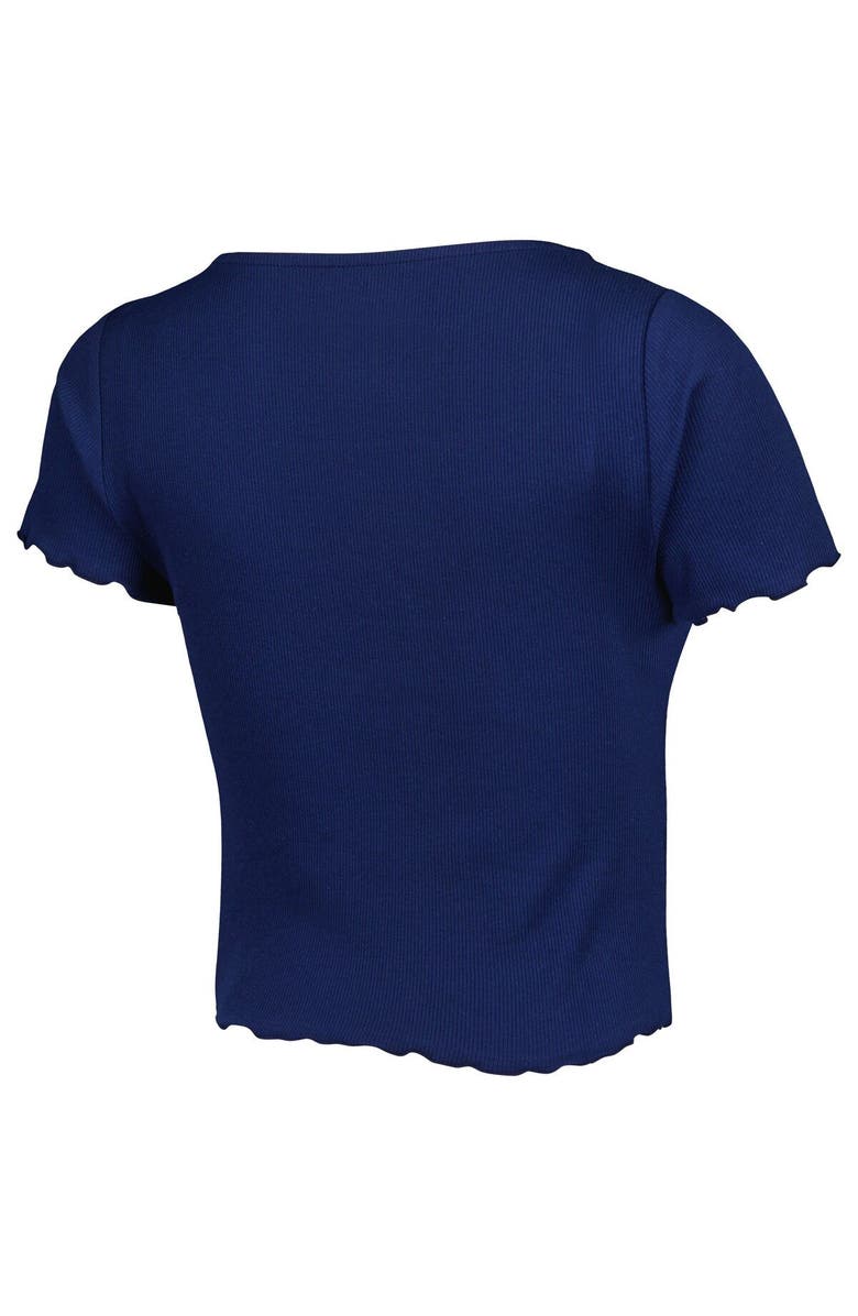 BOXERCRAFT Women's Navy Chicago Fire Baby Rib T-Shirt, Alternate, color, Navy