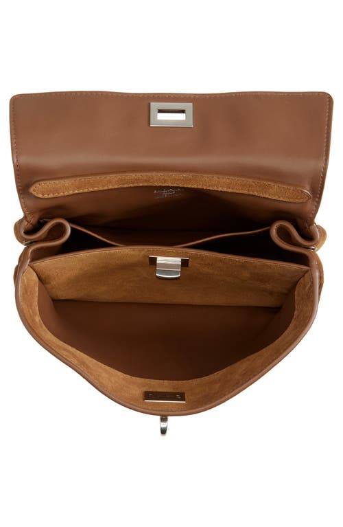 Balenciaga Small Rodeo Suede Top Handle Bag In Brown