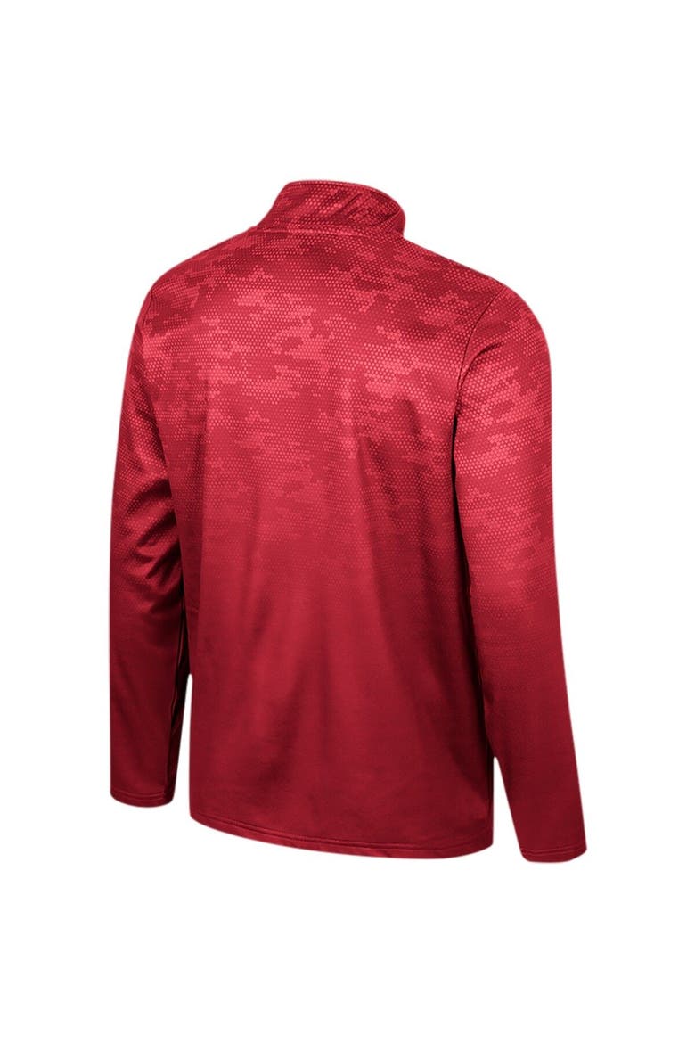 Men's Colosseum Crimson Washington State Cougars The Machine Half-Zip Jacket, Alternate, color, Crimson