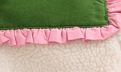 Mini Boden Kids' Pretty Mixed Media Jacket In Pink