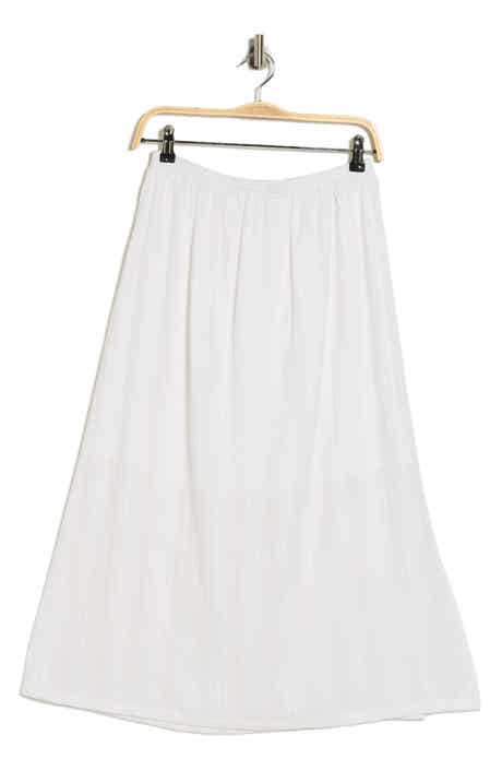 Splendid Cotton Jacquard Midi Skirt