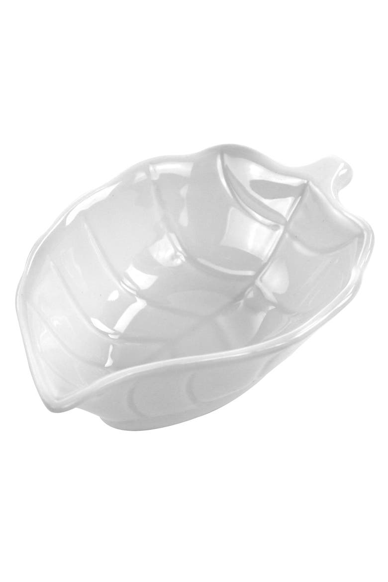 4 Piece Ceramic Tidbit Dish Set, Alternate, color, White