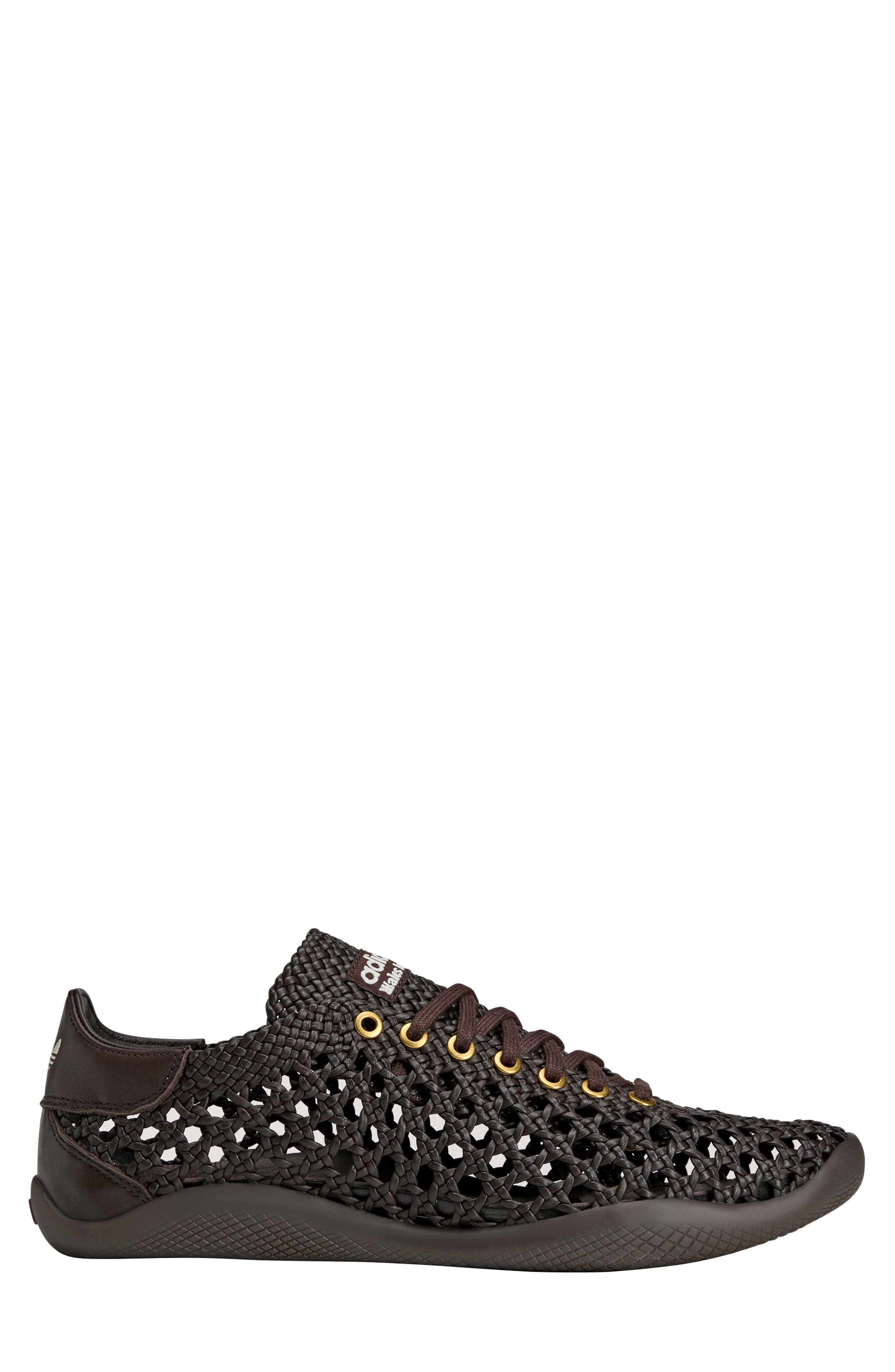 WB Karintha Basketry Sneaker, Alternate, color, DARK BROWN