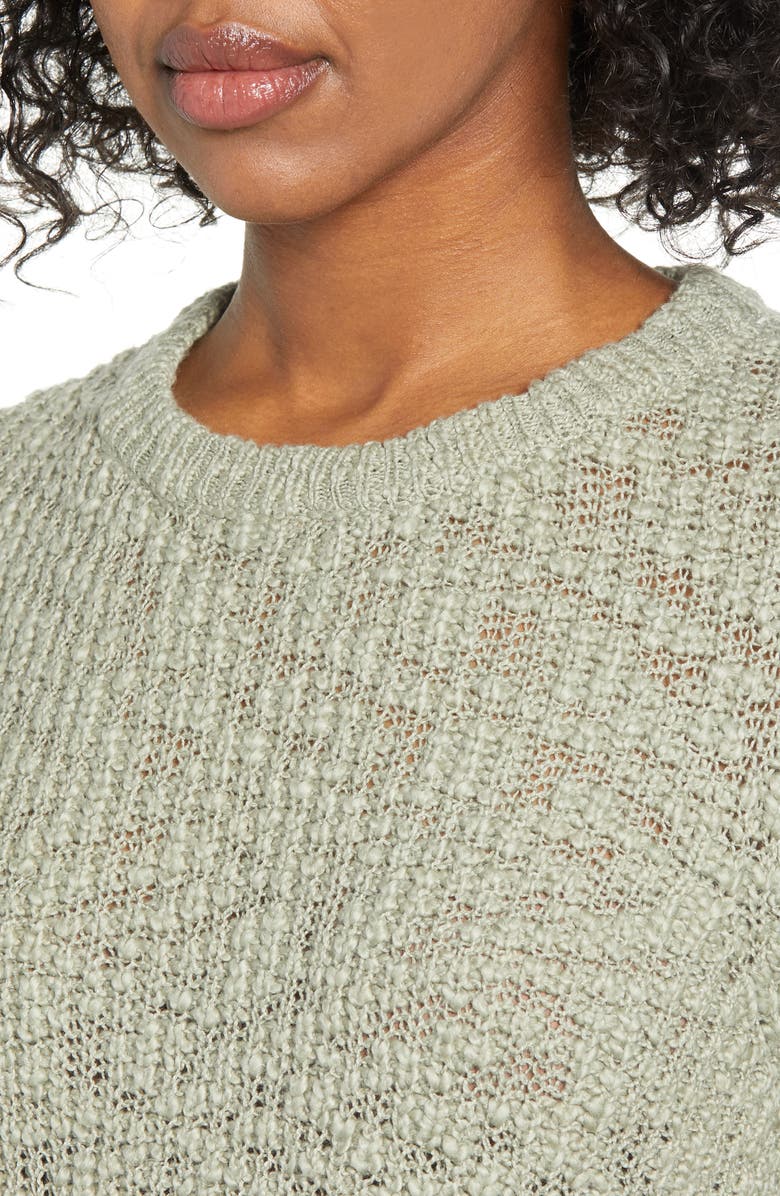 CENY Nubby Crewneck Sweater, Alternate, color, 