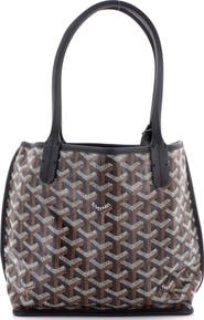 Pre-Owned Goyard Anjou Reversible Tote Coated Canvas Mini