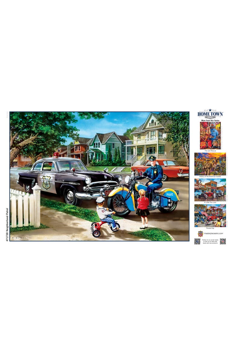 Neighborhood Patrol 1000 Piece Puzzle, Alternate, color, Multicolor