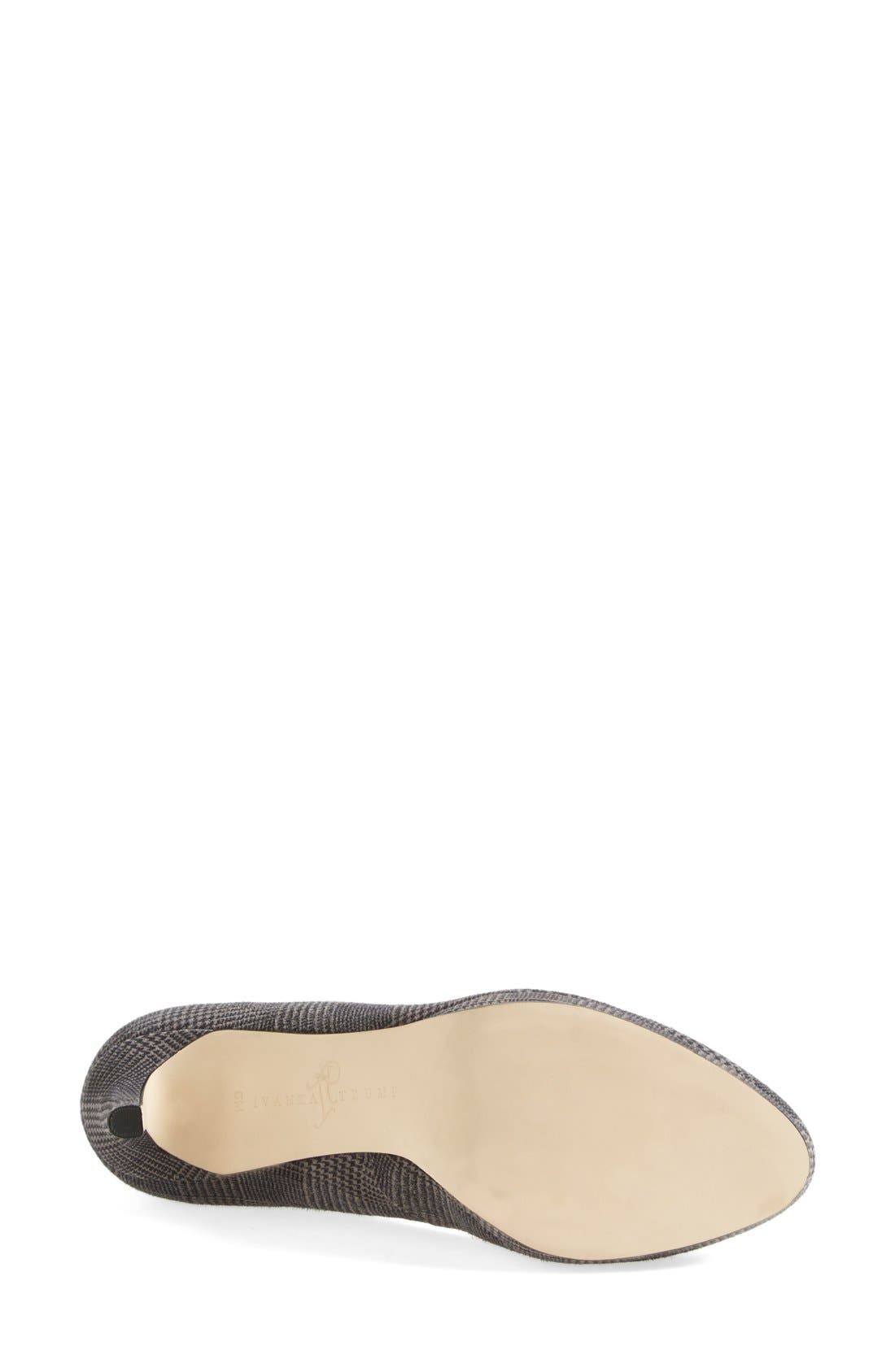 'Sophia' Pump (Nordstrom Exclusive), Alternate, color, GREY PLAID SUEDE
