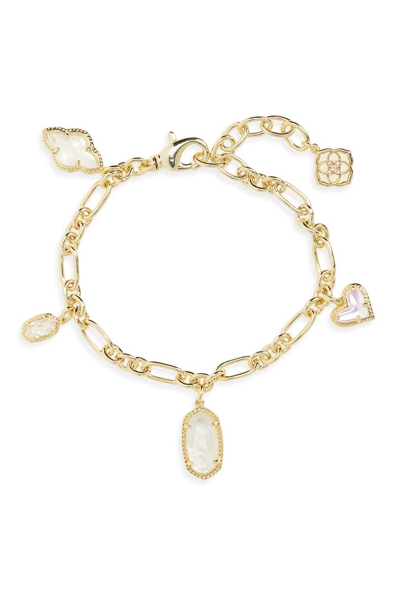Icon Charm Bracelet, Main, color, GOLD NEUTRAL MIX