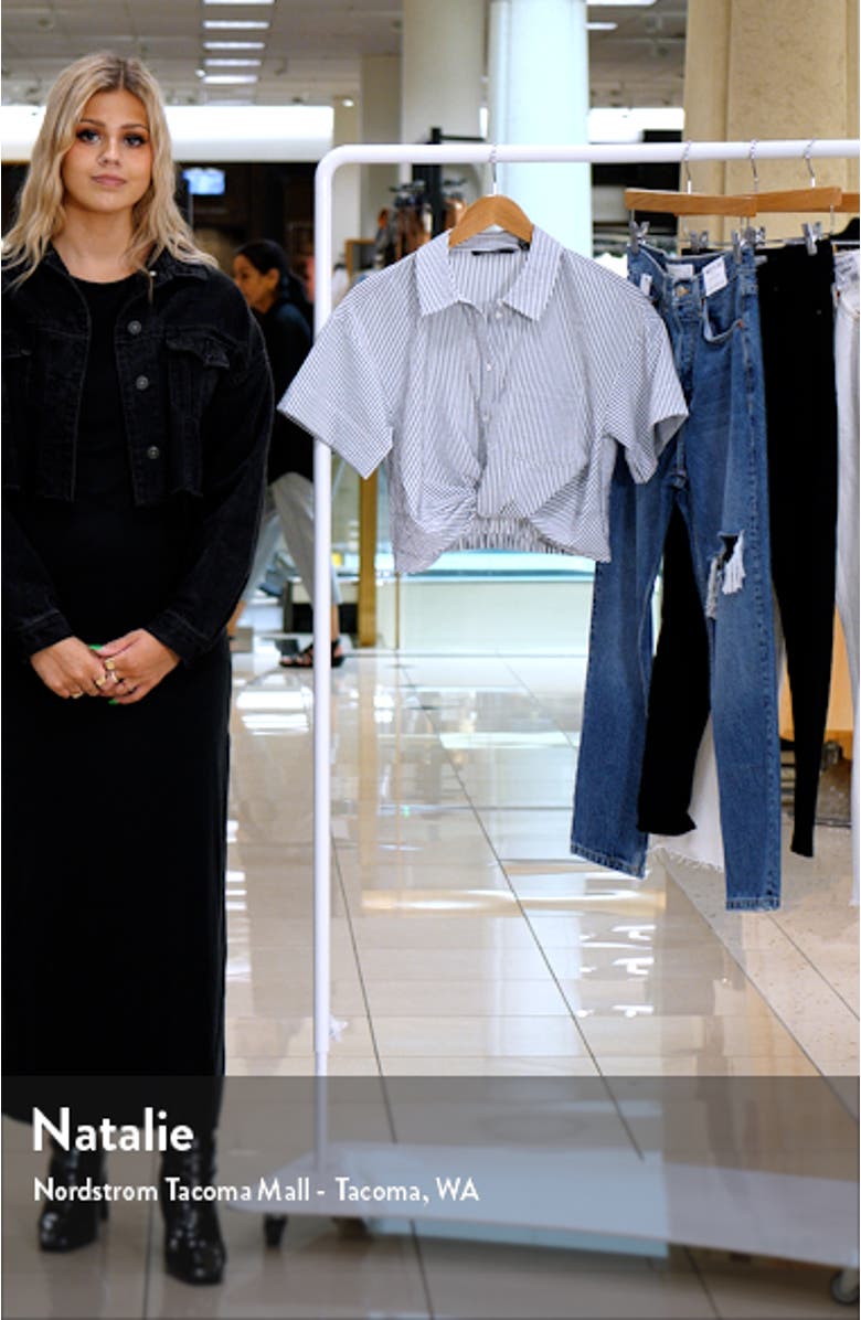 Oca Stripe Crop Top, sales video thumbnail