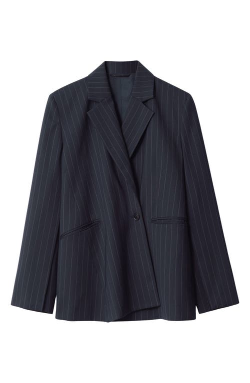 & OTHER STORIES & OTHER STORIES TAILORED WOOL BLEND ASYMMETRIC BLAZER 