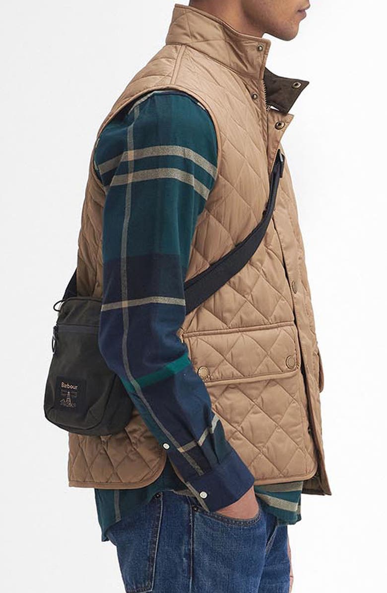 Barbour Quilted Vest, Alternate, color, Light Sandstone