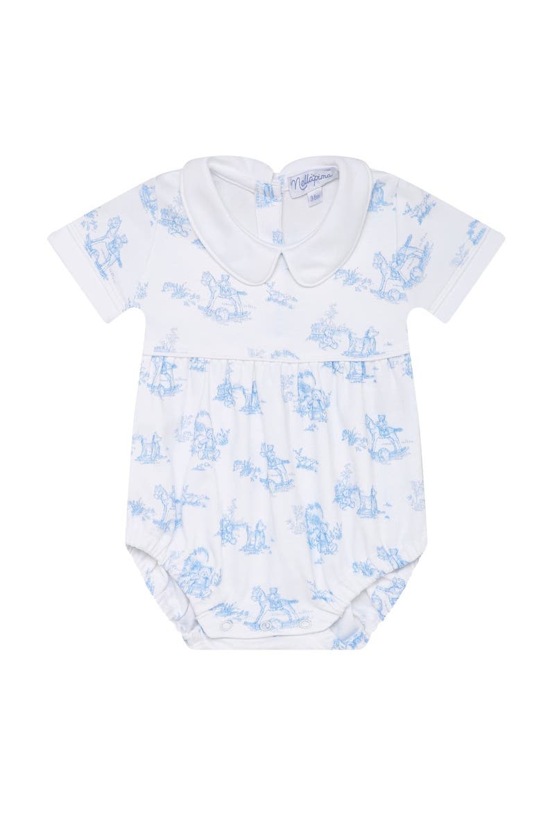 Nellapima Blue Toile Baby Bubble - Baby, Alternate, color, Blue