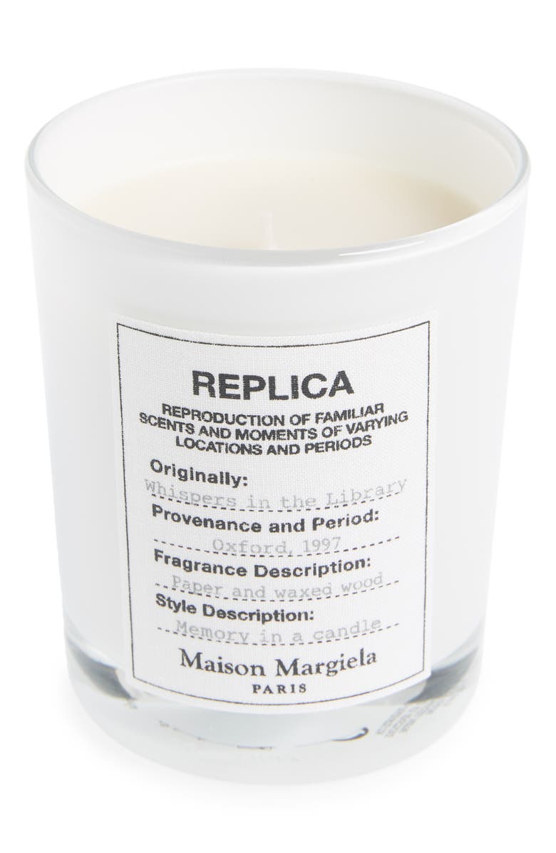 Maison Margiela Replica Whispers in the Library Candle, Main, color, 