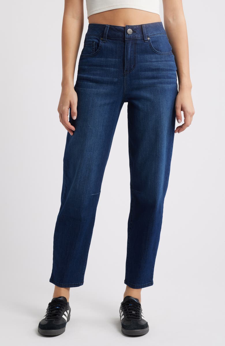 1822 Denim High Waist Ankle Barrel Jeans, Main, color, Unique