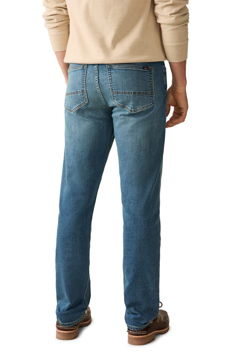 Faherty Stretch Terry Straight Leg Five-Pocket Knit Pants, Alternate, color, 