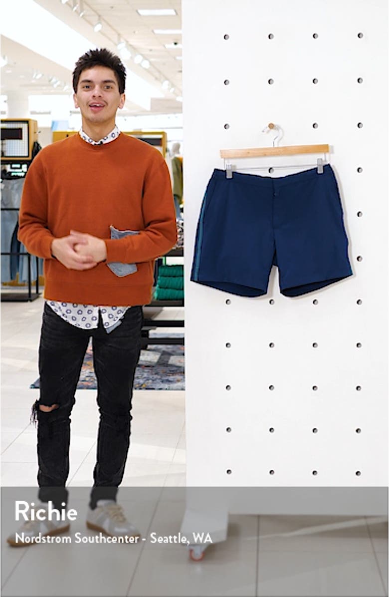 The Sextant Side Stripe Swim Trunks, sales video thumbnail