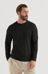 Brunello Cucinelli Cotton jersey long sleeve crew neck T-shirt