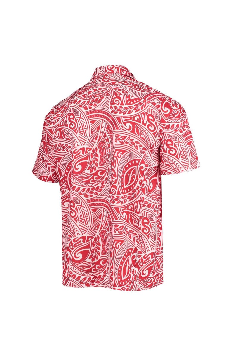 COLOSSEUM Men's Colosseum Scarlet Nebraska Huskers Make Like a Tree Camp Button-Up Shirt, Alternate, color, 