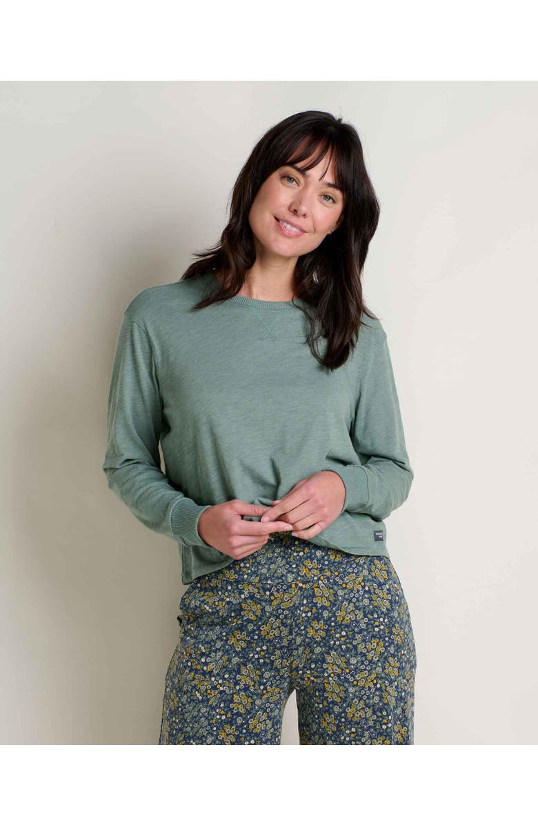 Toad & Co Boundless Jersey Long Sleeve Tee, Main, color, Laurel