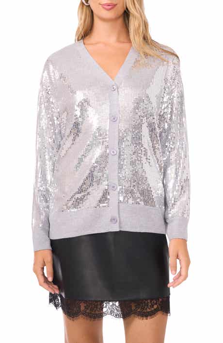 Vince Camuto Sequin Cardigan