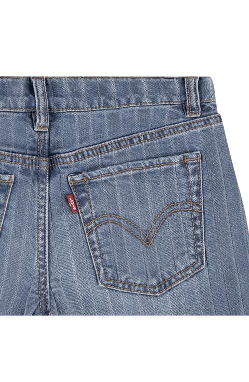 Levi's Big Girls Textured Striped Wide Leg Jeans In Joshua Tree